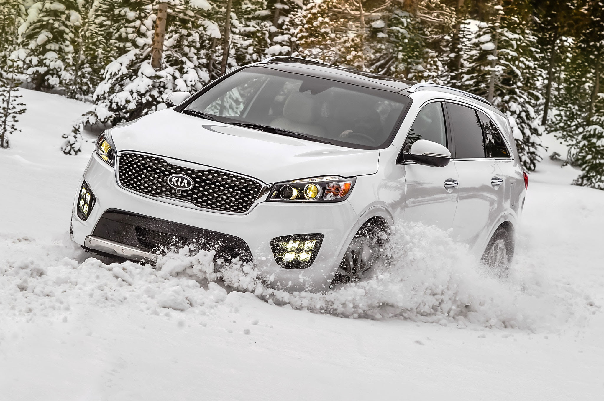 2016-Kia-Sorento-SXL-through-snow