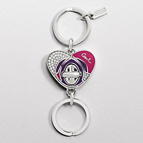 ... shopping at coach coach turnlock valet key ring smoothly enameled and