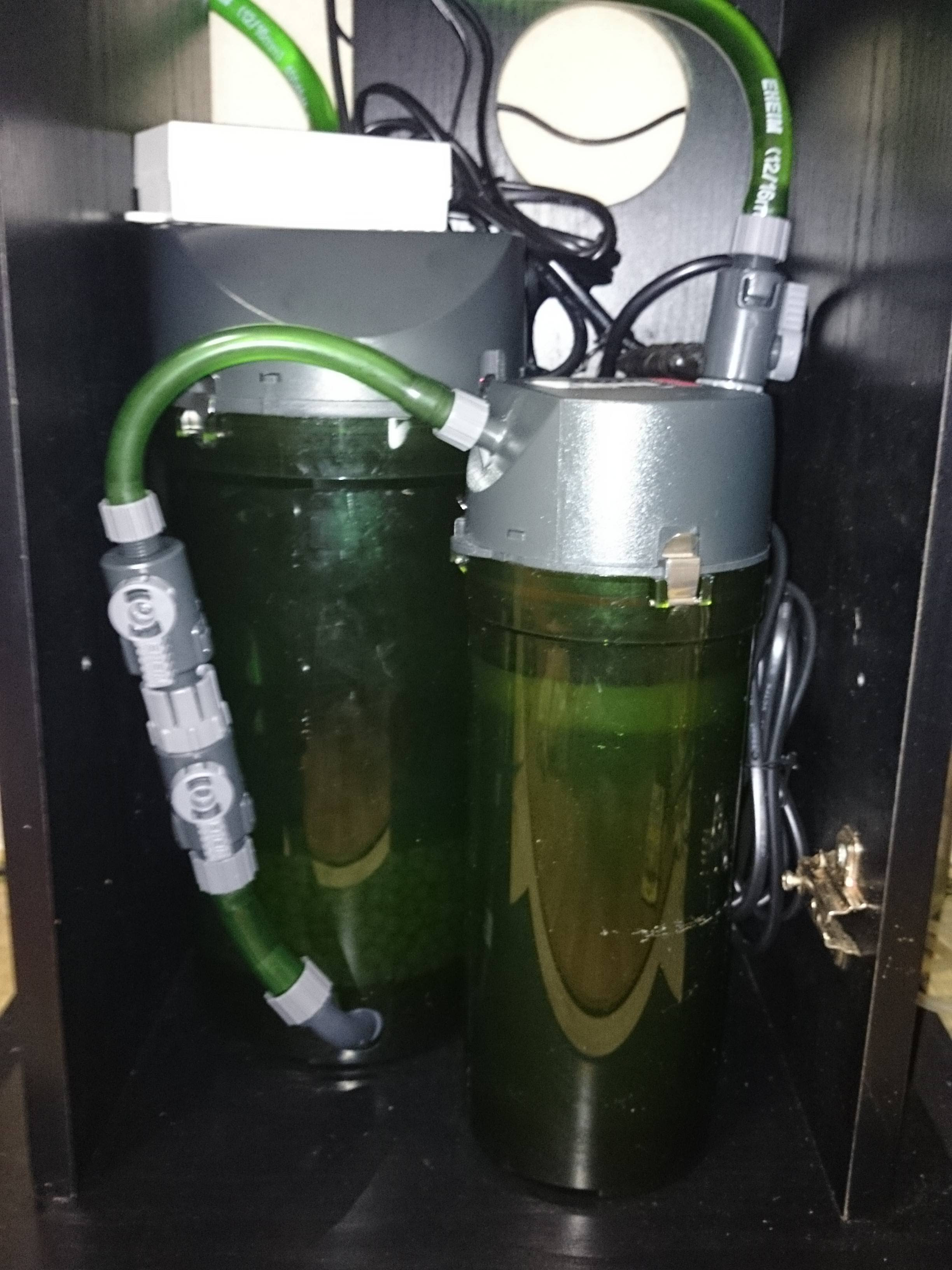 エーハイム2213自作ビルトインヒーターを設置しました 30cm水槽の海水魚飼育