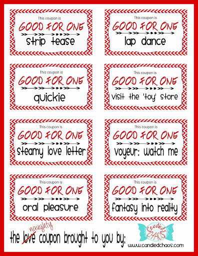 Printable Couples Coupon Book