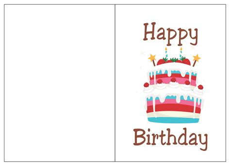 They are funny, silly, apt and truly artistic. folding birthday cards for wife 10 free pdf printables printablee