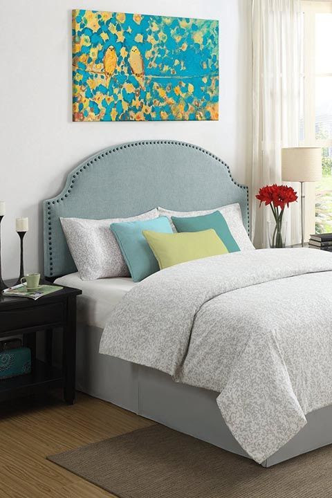 Bedroom Makeover On A Budget / Budget bedroom ideas : Hang them from the top part of the window and let them fall.