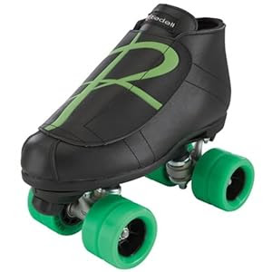 Riedell Hybrid Jam Skates - Riedell Hybrid Black & Green Derby Skates