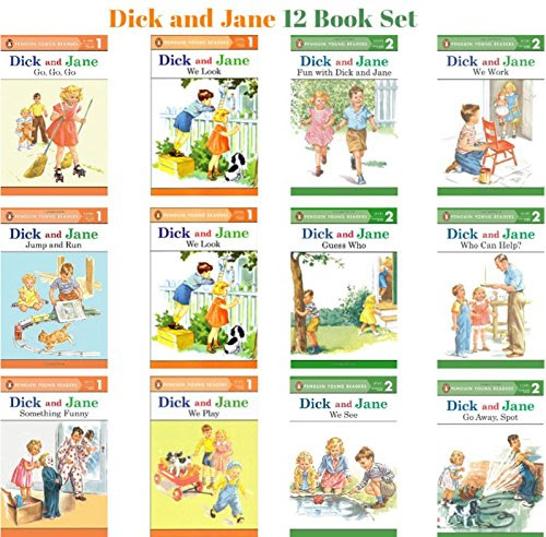 Dick and Jane Level 1 & Level 2 Readers (Set of 12) Ages 3-6, by Penguin Young Readers