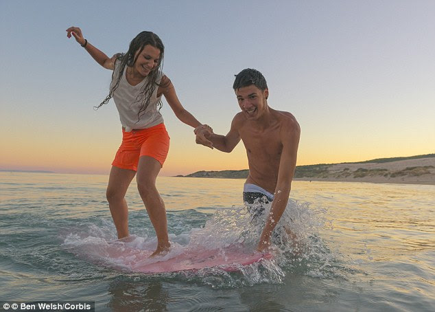 It can seem a good idea to take a romantic swim at sunset, but it is actually harder for sharks to spot the difference between humans and prey in darker conditions