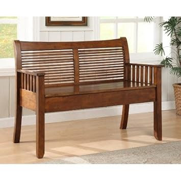 Solid Wood Storage Bench
