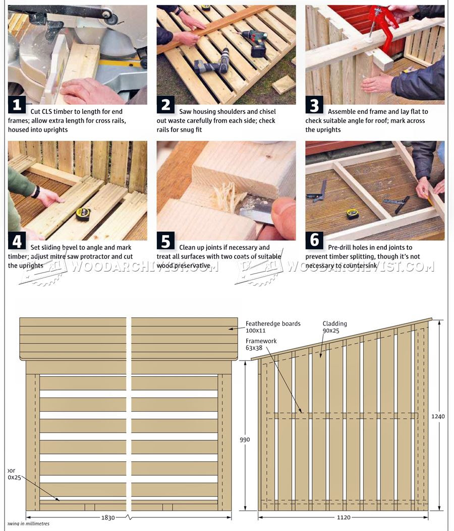 outdoor firewood shed plans | Quick Woodworking Projects