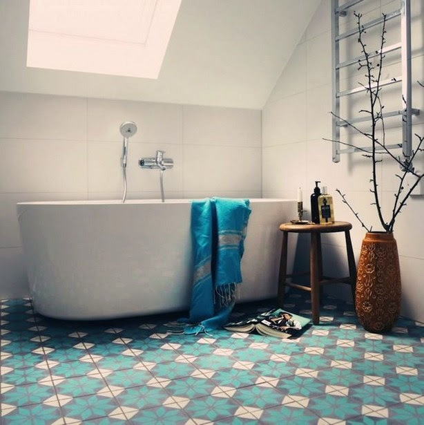  Keramik  Kamar  Mandi  Warna  Biru  Cat Rumah Minimalis