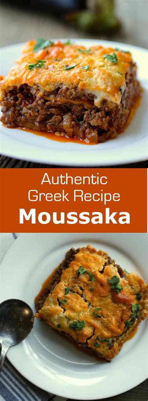 moussaka recipe ideas  pinterest mousaka