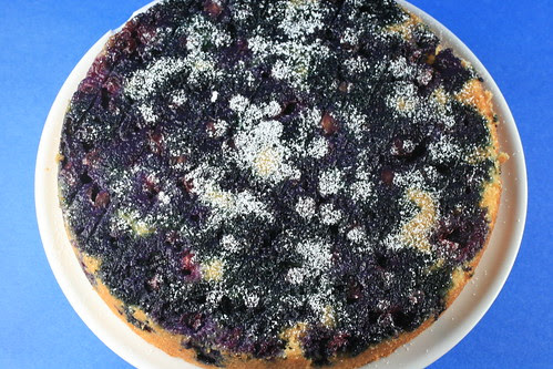 Food Librarian - Blueberry Buttermilk Cake (Upside down)