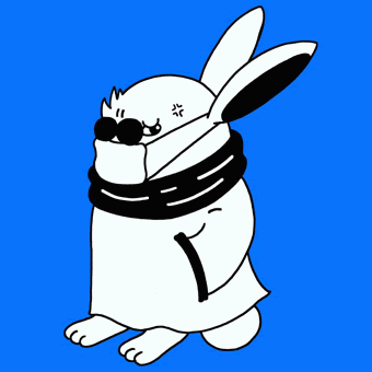 動物キャラ ウサギのキャラクター 性格が悪そう