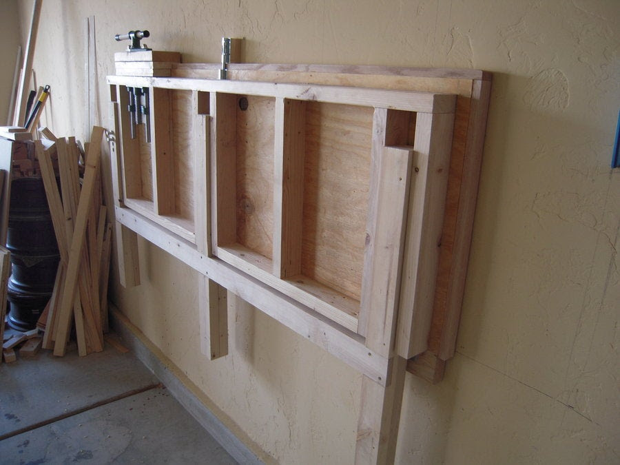 Fold Down Work Bench for my Garage Work Shop - by Tomahawk411 ...