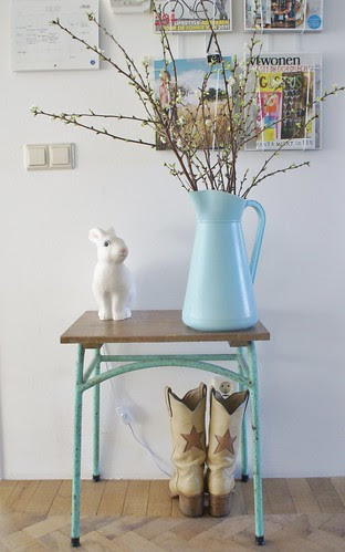 winter with a hint of spring by wood & wool stool