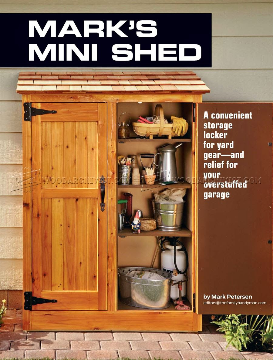 Small Shed Plans â¢ WoodArchivist