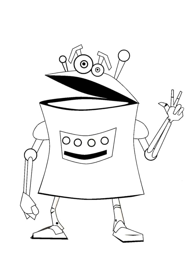 Image robot dessin