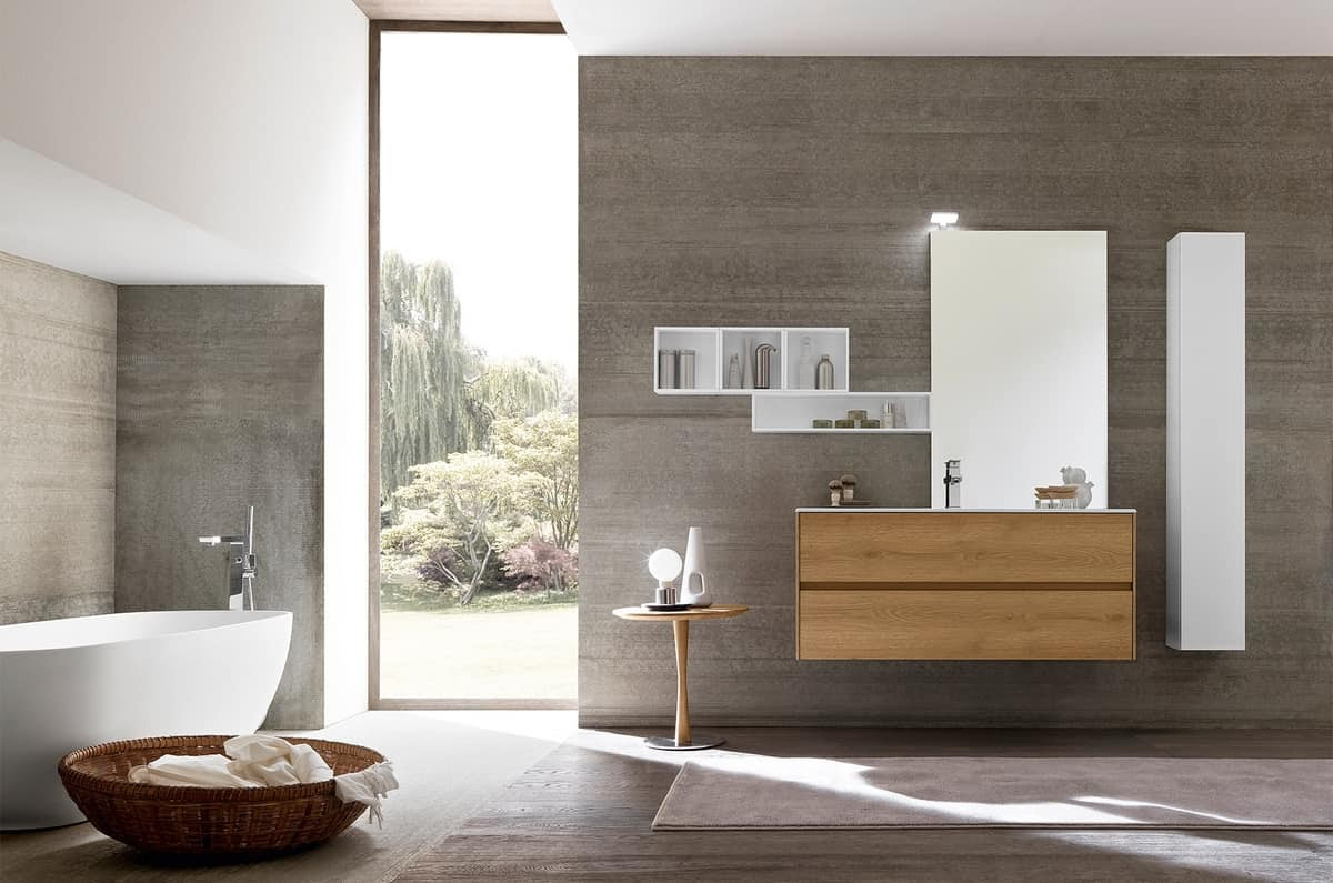 Moderner Badezimmerschrank mit kleinen Abmessungen  IDFdesign