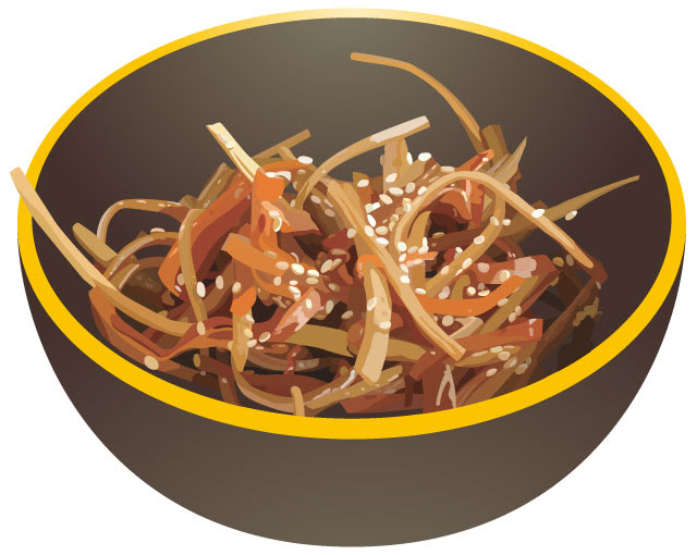 イラストレーター絵仕事 界屋 さかいや イラスト制作ブログ きんぴらごぼう