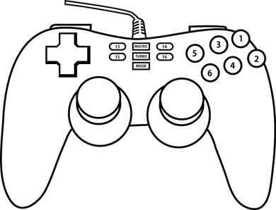 ゲームコントローラー ゲームパッドのイラストを追加 タイガー ブルドッグ 虎ブル Hp Dtp編