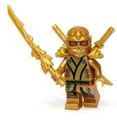 LEGO Ninjago - The GOLD Ninja with 3 Weapons-image