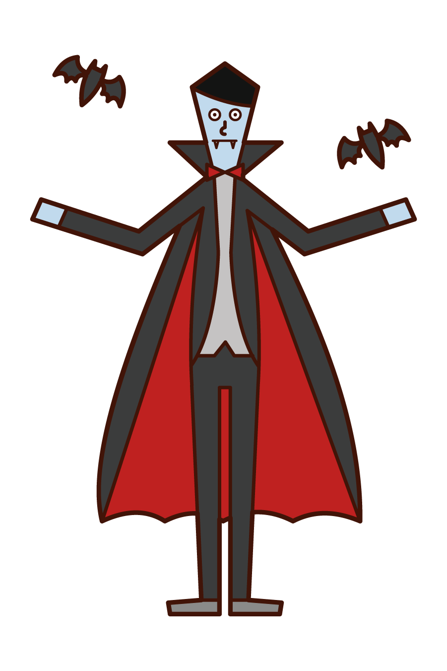 ドラキュラ ハロウィン のイラスト フリーイラスト素材 Kukukeke ククケケ