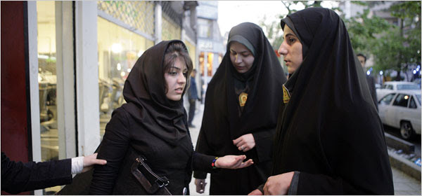 head scarf fashion. head scarves chastised a