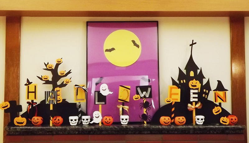 ペーパークラフト ハロウィンの飾り