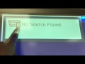 Projector quot blue screen quot error and fix