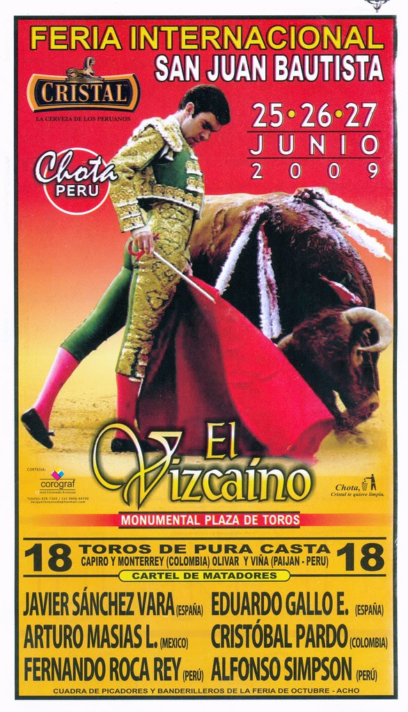 Cartel de Chota 2009