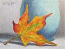 Autumn Maple Leaf & Vase Still Life