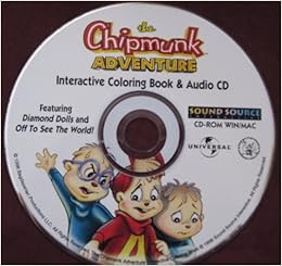 The Chipmunk Adventure Interactive Coloring Book \u0026 Audio CD f\/ Diamond Dolls and Off to see the 