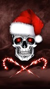Christmas Skull Iphone Wallpaper