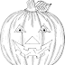 Halloween Pumpkin Coloring Printable Jack O'lantern Coloring Page