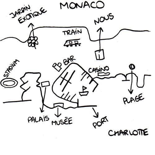 Monaco, drawn by Charlotte