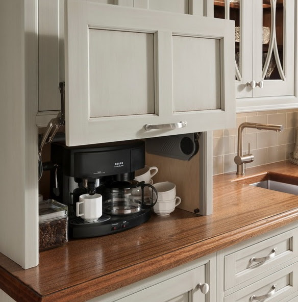 creative appliances storage ideas for small kitchens 32