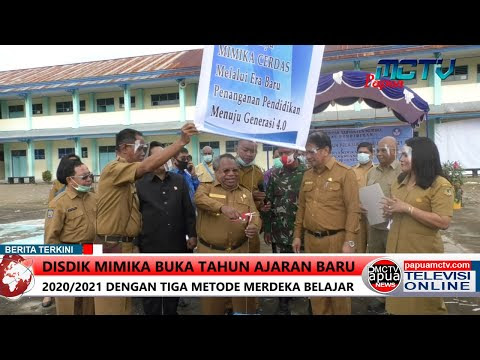 Disdik Mimika Buka Tahun Ajaran Baru 2020/2021 dengan Tiga Metode Merdeka Belajar 