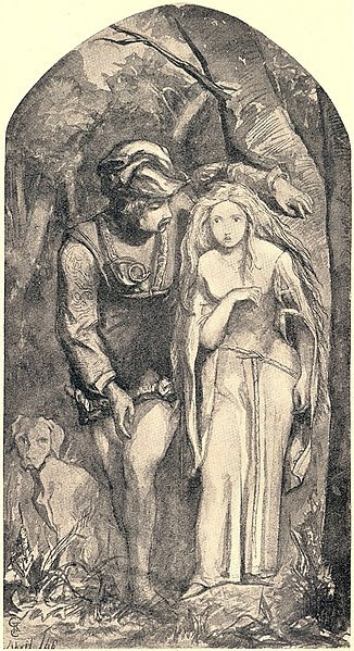File:Dante Gabriel Rossetti - La Belle Dame sans Merci, 1848.jpg