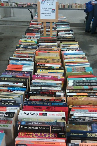 Book sale: paperback fiction