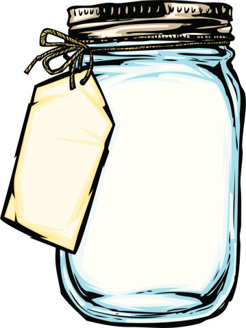 Printable Mason Jar Outline - ClipArt Best