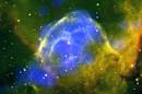 'Thor's Helmet' is a strikingly beautiful, messy nebula
