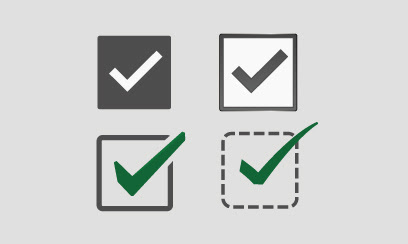 チェックボックス 素材 Ec Design デザイン