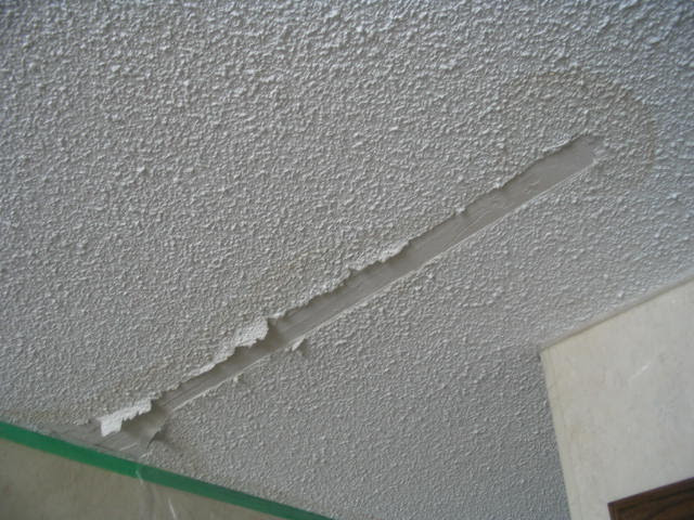 Get rid of textured ceiling