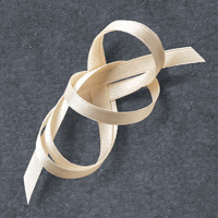 Very Vanilla 1/4" (6.4 Mm) Satin Ribbon