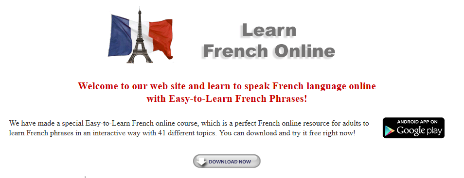 Learn French Online Interactive Audiotexts
