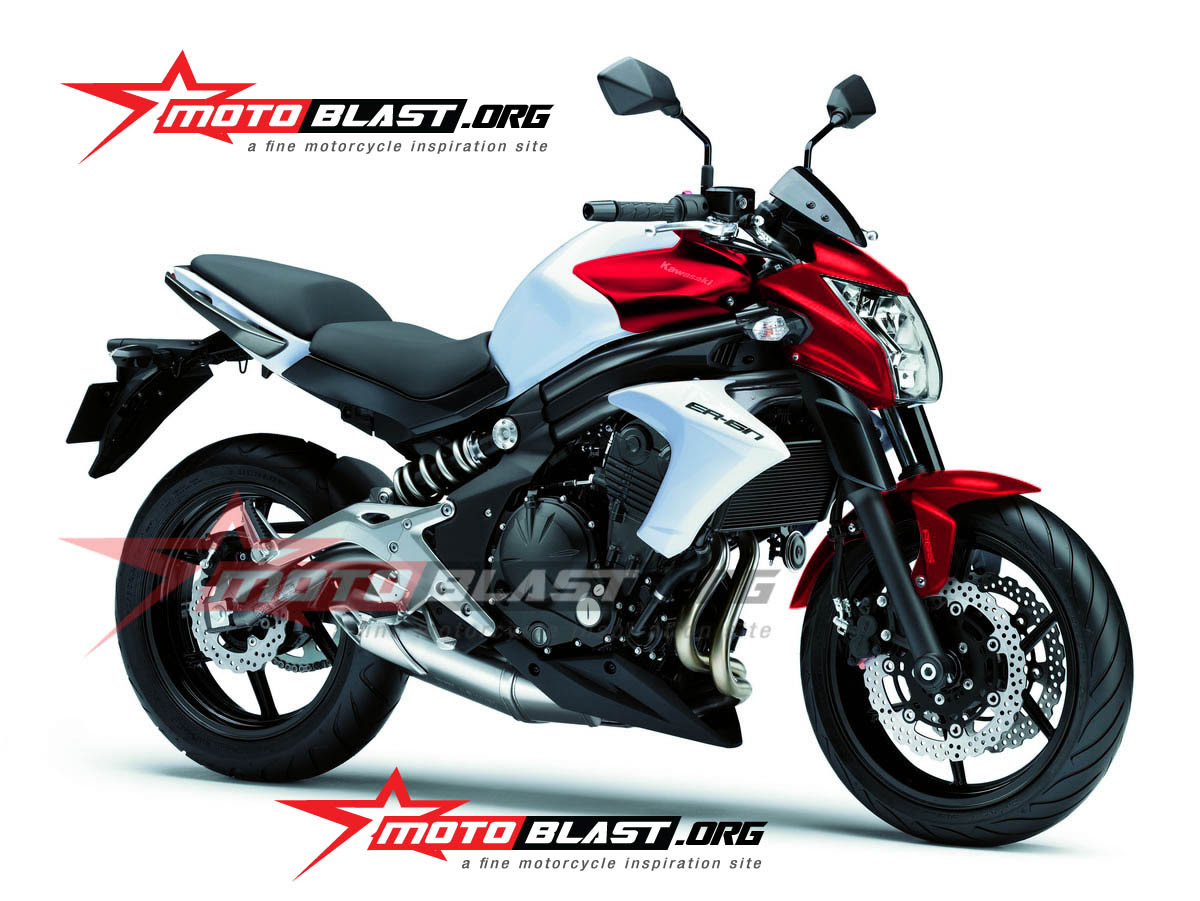 Kawasaki ER6n Merah Putih Seperti Yamaha New Vixion Lightening
