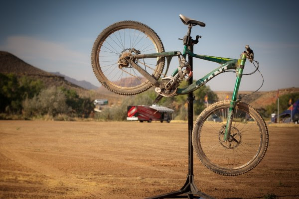 The Giant Faith Sorge rode at the 2010 Red Bull Rampage in Utah.