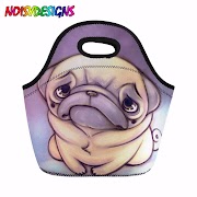 Buy Big Lunch Bags for Women Cute French Bulldog School Insulated Lunch bag for Girls Children Tote Food Bag Fashion Dropshipping
