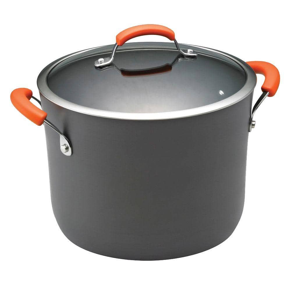  Rachael  Ray  10 Qt Steel Stock  Pot  87497 The Home Depot
