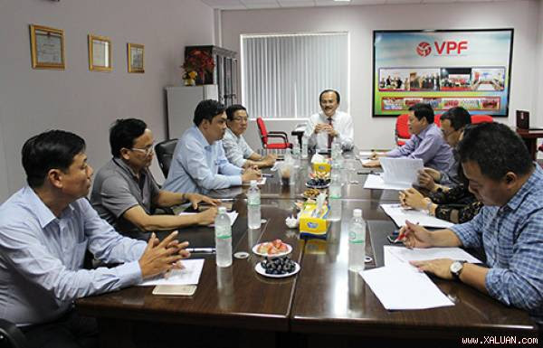 VPF họp Hội đồng quản trị chiều 28/2. Ảnh: Đức Mạnh.
