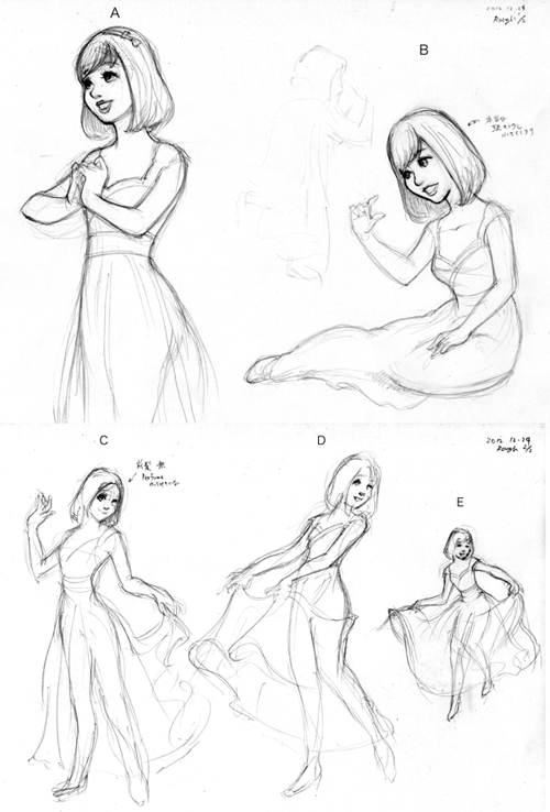 白雪姫風 似顔絵 プリンセス風の絵の描き方 Guitar Visual Show