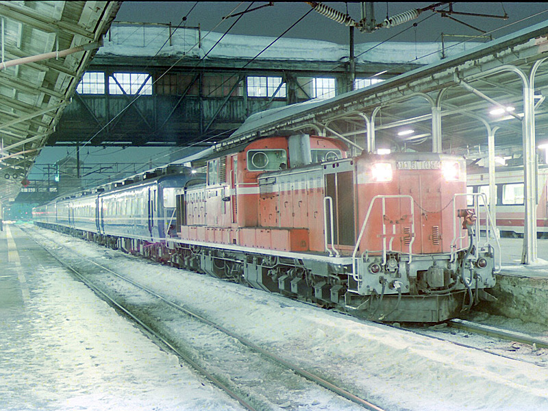 Dd51 1054牽引の急行まりも 80s 90s Railway Photograh